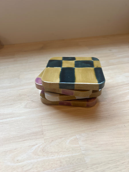 Coasters, Checkered Mix